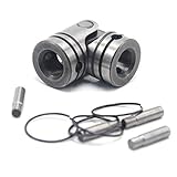 D20L42 10x10mm OD 20mm L 42mmステアリングユニバーサルジョイントモーターカップリングねじ