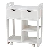 キッチンワゴン(ウォッシュホワイト) MUD-6408WS MUD-6408WS