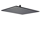 Rozinバスルームスクエア12-inch Rain Topスプレーシャワーヘッドオイルはブロンズ 16インチ RZR012001