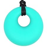 Baby Teething Necklace for Mom to Wear - BPA-Free & FDA Approved Teether - Safe & Soothing Relief Fo
