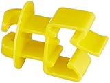 DARE PRODUCTS SNUG-LGU-25 Post Insulator (Pack of 25), Yellow [並行輸入品]