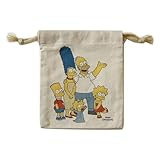 [スモール・プラネット] シンプソンズ 巾着 フェイス ホワイト