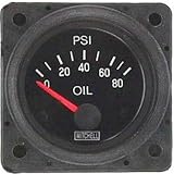 エンジン計器 MITCHELL OIL PRESSURE GAUGE （オイルプレッシャーゲージ） 0-80psi