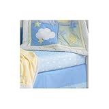 Wish I May Cotton Crib Sheet by "Laugh, Giggle & Smile" [並行輸入品]