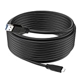 xiwai 5m USB-C USB 3.1 Type C オス - USB3.0 Type A オス データ GL3523 リピーターケーブル タブレット & 電話 & ハードディスクドライブ用 (5.0m)