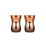 Essential D?cor Entrada Collection Two Tone Vase, 6.15 by 3.75-Inch, Silver [並行輸入品]