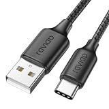RAVIAD USB Type C ケーブル【2m】タイプc ケーブル 3A 急速充電 QuickCharge3.0対応 USB2.0規格 USB-A to USB-C コード 高耐久ナイロン編み iPhone 16/15ProMAX,iPad Pro,GalaxyS24/S23/S22/S21/S20,Sony,Xiaomi,Huawei,Pixel,タイプc機種対応