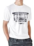 (アローナ)ARONA Ｔシャツ メンズ 半袖 ドライ アメカジ ミリタリー /M1.5/ Ｆ１ホワイト L