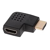 D DOLITY HDMI　左アングルポート　縦型フラットアダプタ　M/F 90度＆270度コンボ　アクセサリー　部品