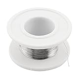 uxcell 抵抗線 電熱線 ニクロム線 ワイヤロール AWG.43 線径0.15mm 長さ50m 抵抗61.68Ohm/M