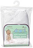 Dappi Waterproof 100% Nylon Diaper Pants, 2 Pack, White, Newborn by Dappi [並行輸入品]