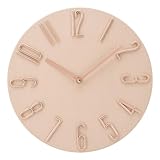 掛け時計 電波 静音 北欧 おしゃれ 壁掛け時計 時計 壁掛け 見やすい 30cm シンプル (ベージュ)