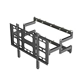 UNHO テレビ壁掛け金具 55~100インチ対応 耐荷重120kg tv壁掛け金具 かべかけ金具 テレビアーム ウォールマウント モニター 壁掛け 前後＆左右多角度調節 VESA800×600