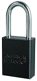 American Lock A1106BLK1KEY Padlock Keyed, Aluminum, Black by American Lock