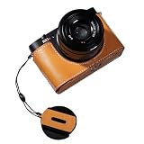 TP Original SONY RX1R3 RX1RM3 Mark III M3 専用 オープナブルタイプ ハンドメイド本革 ボディケース 互換 電池交換便利 底面開閉 ハンドメイド本革ハーフカメラケースバッグカバー (イエロー)