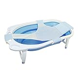 AngeSmile（アンジュスマイル）ベビーバス (Mサイズ, バス(ブルー)+ネット(ブルー))