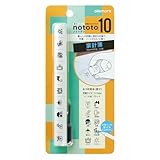 シャチハタ スティック型 スタンプ ノトトテン nototo10 黒 印面 家計簿 PEL-TC2/H