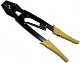 超パワー! 圧着 ペンチ リリーサー付き 圧着工具 5.5-38mm2 イエロー ka1213