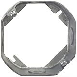 Steel City 55151-1/2-25 4-Inch Diameter 1-1/2-Inch Deep 15.8-Cubic Inch Pre- Galvanized Steel Octago