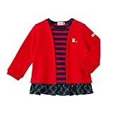 ミキハウス ホットビスケッツ (MIKIHOUSE HOT BISCUITS) トレーナー 73-5607-615 80cm 赤