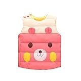 Cutelove　ベスト　チョッキ　ジャケット　袖無し　ベルベット　コットン　羽毛　綿　男の子　ボーイズ　女の子　ガールズ　ベビー　赤ちゃん　幼児　春　秋　冬　保温　防寒　クマ　可愛い　素敵　カジュア