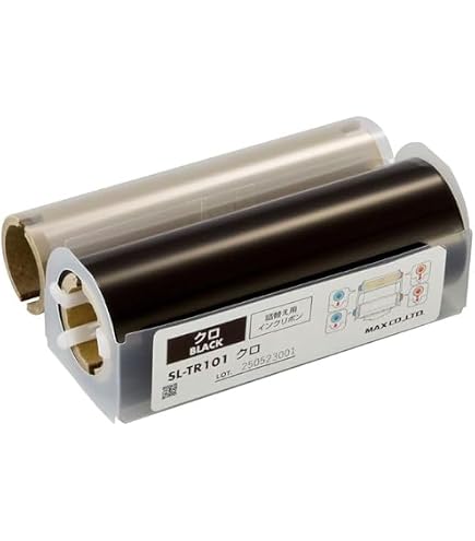 Amazon | マックス ビーポップ インクリボン 55m 黒 SL-R101T 1個