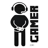 winnereco Gamer漫画壁ステッカーリムーバブル子供部屋ゲーム部屋壁装飾