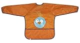 Lassig Art Smock Wildlife Bib Cloth, Birdie/Orange by Lassig