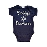 ApericotsパパのLil BuckarooキュートベビーソフトコットンCountry Westernボディスーツ