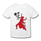 星 ２～６歳子供 男女兼用 半袖 ティー Tシャツ 祭り 踊り 日本 文化 White 5-6 Toddler