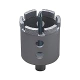 【三和研磨工業】 御影石用 電動工具用穴あけコアビット 45mm 取付:チャック式12φ(センターピン付)