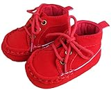 ベビー シューズ 軽くて やわらかい キッズ スニーカー 子供 靴 (赤色, 13cm)