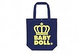 BABYDOLL（ベビードール） 王冠ロゴトートバッグ キッズ レディース Mサイズ/横型 ネイビー