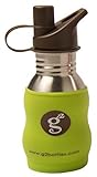Goo-Goo Baby G2 WAVE Stainless Steel Sport Bottle with Silicone Sleeve Green [並行輸入品]