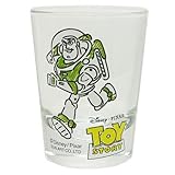 トイストーリー[ガラスコップ]ミニグラス/ウッディ バズ エイリアン ディズニー【バズ 】