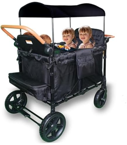 Amazon | WONDERFOLD W4 Original Quad Stroller Wagon Featuring 4