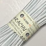 ■パラコード4mm7芯／Paracord 7Strand 4mm／120カラー■10ｍ■ (002:アイスホワイト)