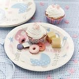 Baby Shower Tiny Feet Paper Plates by Neviti