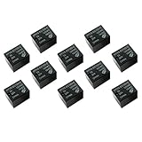 Fenteer 10個入り　自動車用　パワーリレー　12V　5ピン　超小型　ユニバーサル　 HYV6-DC12V-C