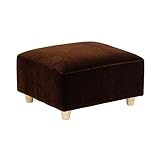 arne オットマン ソファー 1人掛け 1人用 スツール 腰掛け 足置き 布張り ファブリック リビング Ballon モケット生地 ot V-1015 ディープブラウン