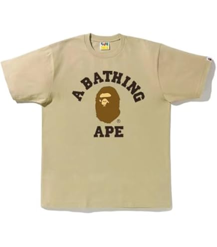【AAPE by A BATHING APE】定番！ クルーネック 半袖 Tシャツ ♪ Amazon.co.jp: メンズ Ape 半袖 Tシャツサメの頭のプリント