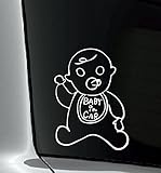 BABY IN CAR 防水・車両OKカッティングステッカー　NM771-BICW