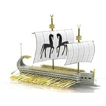 Kaiyodo（海洋堂）製「Great Warship」金色ガレー船模型 Kaiyodo（海洋堂）製「Great Warship」金色ガレー船模型 船・ボート