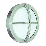 CSL Lighting SS1051B-SS Element 1LT ADA Energy Star Wall or Ceiling Mount Fixture, Brushed Stainless