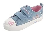 (コ-ランド) Co-land キッズスニーカー 女の子 キャンバスシューズ 子供用 デニム風 ハート ジュニア ガールズ スポーツ靴 通学通園 カジュアル ライト 20cm