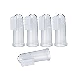 Fingertip Toothbrush with Case, Soft Silicone Baby Toothbrush Oral Massager, Perfect During Teething