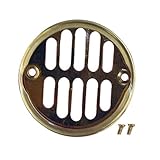 LASCO 03 – 1273 3 – 1 / 2インチトリムリングシャワー排水カバーをStrainer、真鍮仕上げ