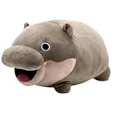 カバぬいぐるみ、カバぬいぐるみ、ムーデンぬいぐるみ、弾むポークピグミーカバぬいぐるみ、柔らかい抱きしめたくなるカバぬいぐるみ動物、ぬいぐるみふわふわ脂肪ぬいぐるみ子供用スローピロー