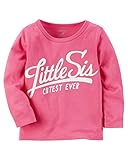 カーターズ Carter's Tシャツ 長袖 Long-Sleeve Little Sis Graphic Tee 24M (83-86cm) [並行輸入品]