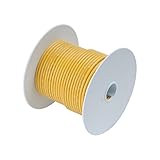 Calterm 52144 Primaryワイヤ, 100 '。、14 AWG、イエロー